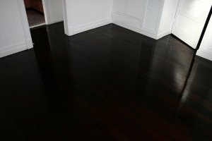 dark wooden floor