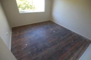 unpolished wooden floor