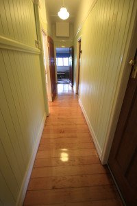 hallway wooden floor