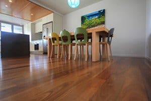semi gloss finish wooden floor