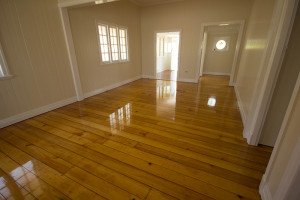 gloss wooden floor
