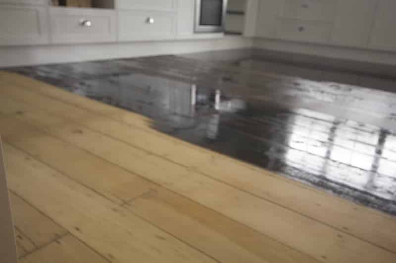 mixed wooden floor