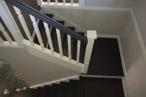 dark wooden floor and staircase