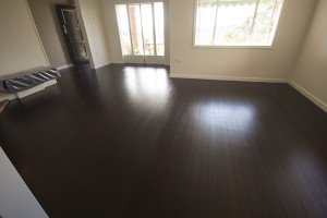 dark wooden floor