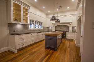 Kitchen wooden flooring