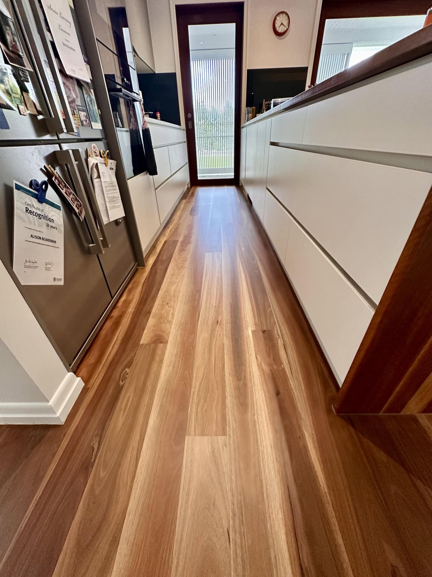 Wooden flooring installation showcasing durable hardwood floors in Hawthorne Brisbane